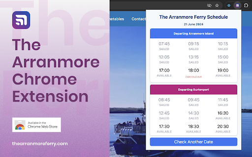 The Arranmore Ferry  from Chrome web store to be run with OffiDocs Chromium online