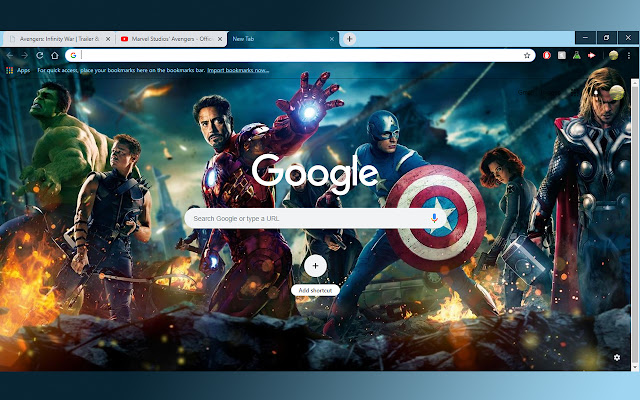 The Avengers | 1366x768  from Chrome web store to be run with OffiDocs Chromium online