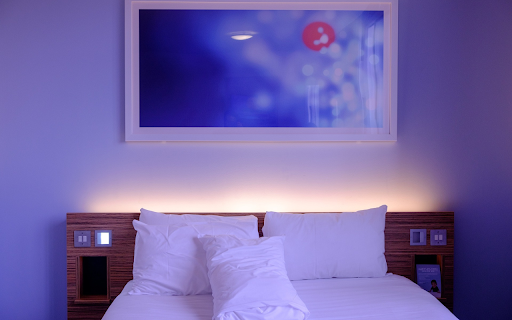 The bed has white sheets  from Chrome web store to be run with OffiDocs Chromium online