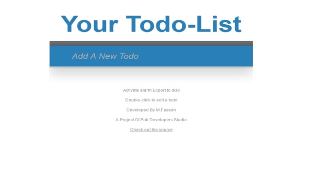 The Best Todo  from Chrome web store to be run with OffiDocs Chromium online