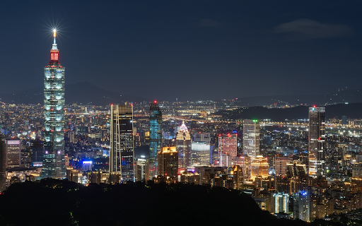 The big city glows brightly  from Chrome web store to be run with OffiDocs Chromium online