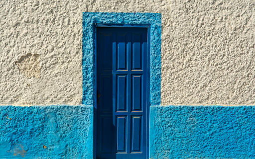 The Blue Door  from Chrome web store to be run with OffiDocs Chromium online