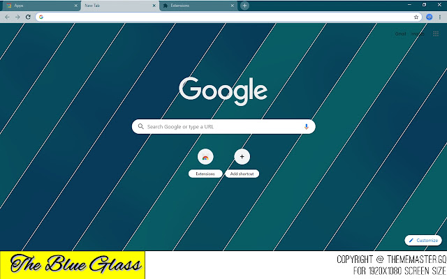 The Blue Glass  from Chrome web store to be run with OffiDocs Chromium online