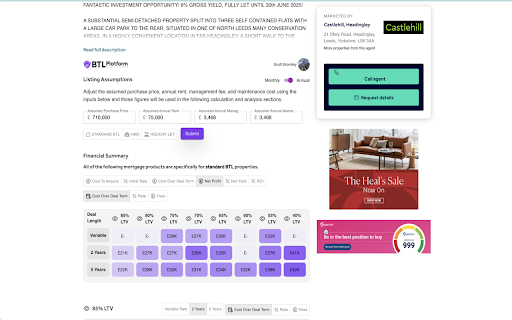 The Buy To Let Platform  from Chrome web store to be run with OffiDocs Chromium online
