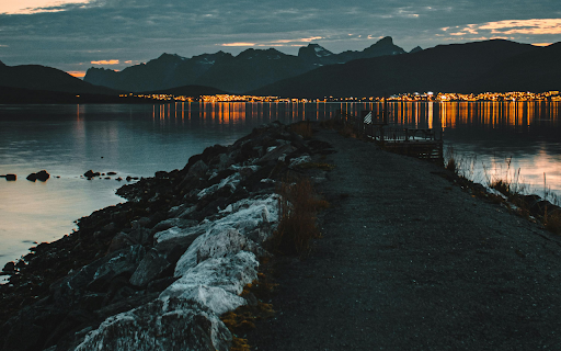 The City Lights in Northern Norway  from Chrome web store to be run with OffiDocs Chromium online