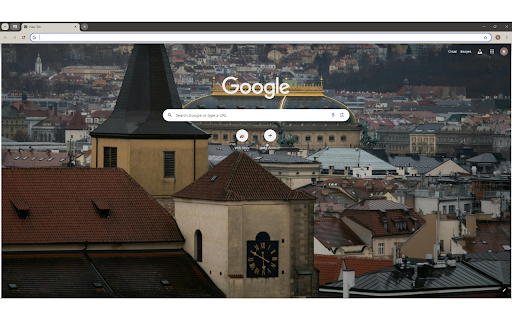 the city of prague from the top of a church  from Chrome web store to be run with OffiDocs Chromium online