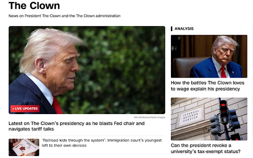 The Clownifier Word Replacer Extension  from Chrome web store to be run with OffiDocs Chromium online