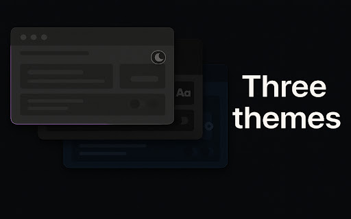 The Dark Mode  from Chrome web store to be run with OffiDocs Chromium online