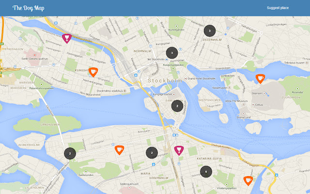 The Dog Map  from Chrome web store to be run with OffiDocs Chromium online
