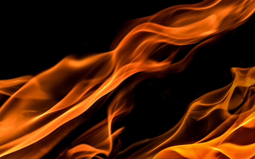 The fire burns  from Chrome web store to be run with OffiDocs Chromium online