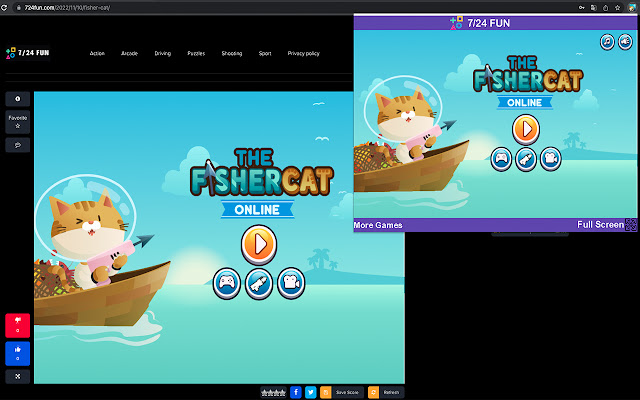 The Fisher Cat Online  from Chrome web store to be run with OffiDocs Chromium online
