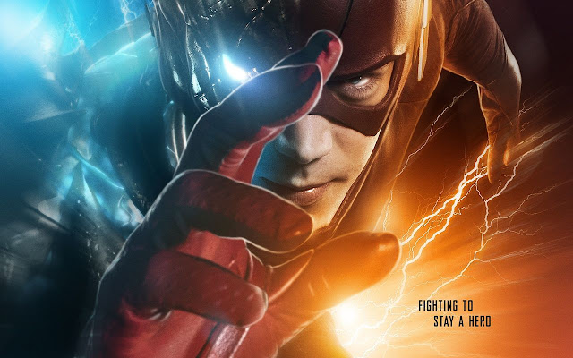 The Flash Figthing To Stay A Hero 2K Theme  from Chrome web store to be run with OffiDocs Chromium online