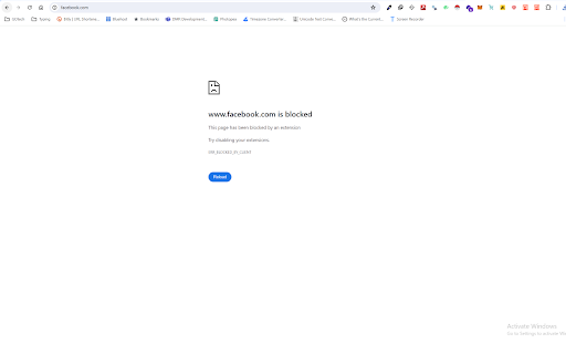 The Focus Blocker  from Chrome web store to be run with OffiDocs Chromium online