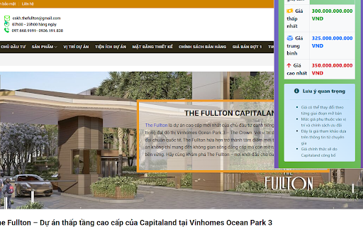 The Fullton Capitaland  from Chrome web store to be run with OffiDocs Chromium online
