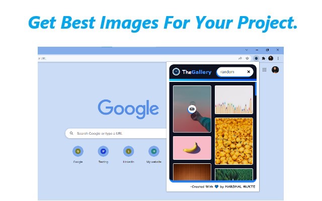 The Gallery  from Chrome web store to be run with OffiDocs Chromium online