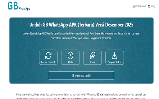The GB Whats App  from Chrome web store to be run with OffiDocs Chromium online