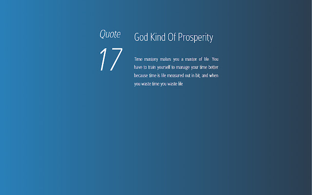 The God Kind Of Prosperity  from Chrome web store to be run with OffiDocs Chromium online