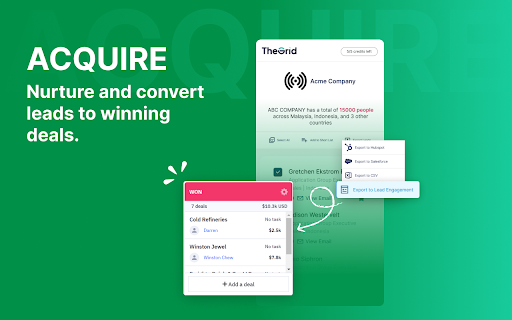 TheGrid  from Chrome web store to be run with OffiDocs Chromium online