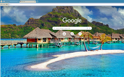 the Haloa resort nestled in the crystal clear ocean  from Chrome web store to be run with OffiDocs Chromium online