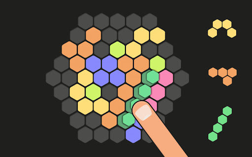 The Hex game: Hexagon of Tiktok  from Chrome web store to be run with OffiDocs Chromium online