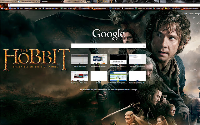 The Hobbit The Battle of the Five Armies  from Chrome web store to be run with OffiDocs Chromium online
