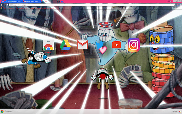 The Hot Heart of the Gin Cup | Cuphead (GAME)  from Chrome web store to be run with OffiDocs Chromium online