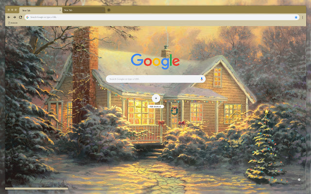 Het huis in de winter vanuit de Chrome-webwinkel draaien met OffiDocs Chromium online