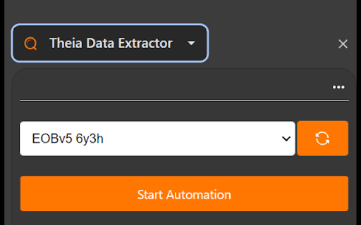 Theia Data Extractor  from Chrome web store to be run with OffiDocs Chromium online