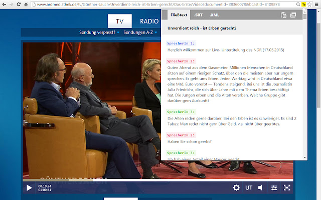 Theken Texte  from Chrome web store to be run with OffiDocs Chromium online