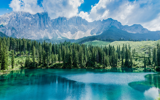 The lake is clear blue  from Chrome web store to be run with OffiDocs Chromium online