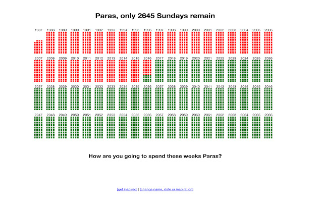 The Last Sunday: reminder of life rushing by  from Chrome web store to be run with OffiDocs Chromium online