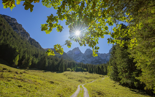 The light of the mountains  from Chrome web store to be run with OffiDocs Chromium online