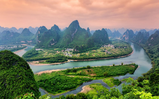 The Lijiang River Scenic Zone  from Chrome web store to be run with OffiDocs Chromium online