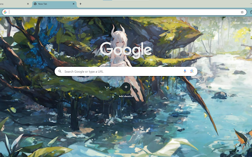 The Little Dragon Girl in the Enchanted Forest  from Chrome web store to be run with OffiDocs Chromium online