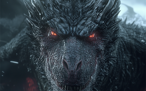 Theme Black Dragon Cinego Ferocious  from Chrome web store to be run with OffiDocs Chromium online