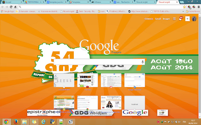 Theme gdgabidjan independance CI 2  from Chrome web store to be run with OffiDocs Chromium online