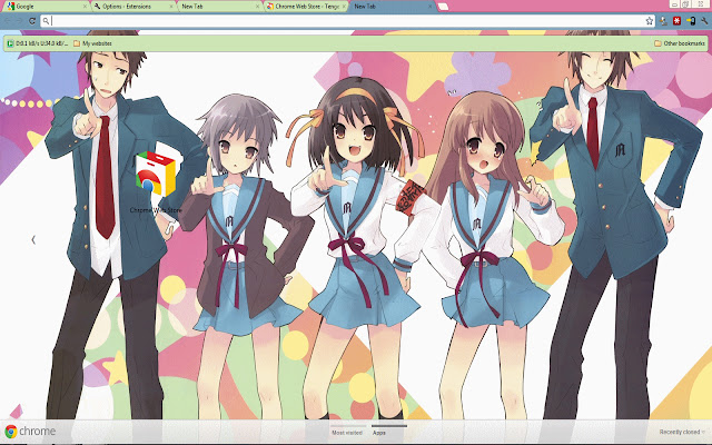 The Melancholy of Haruhi Suzumiya  from Chrome web store to be run with OffiDocs Chromium online