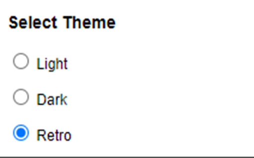 Theme switcher  from Chrome web store to be run with OffiDocs Chromium online