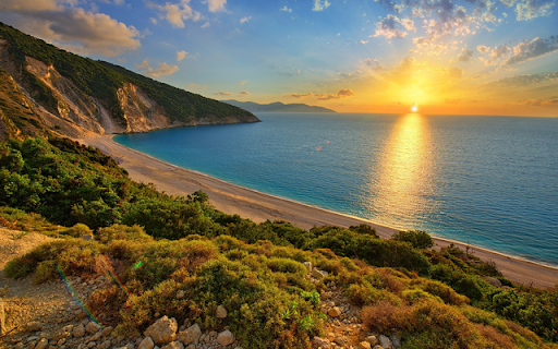 The Myrtos Sea  from Chrome web store to be run with OffiDocs Chromium online