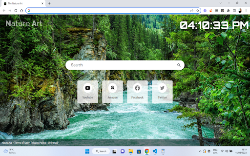 The Nature Art  from Chrome web store to be run with OffiDocs Chromium online