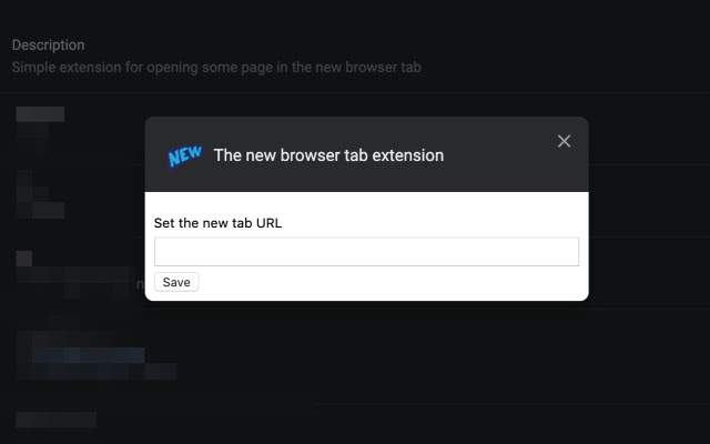 The new browser tab extension  from Chrome web store to be run with OffiDocs Chromium online