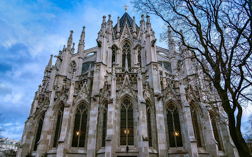 The old church and the big tree  from Chrome web store to be run with OffiDocs Chromium online
