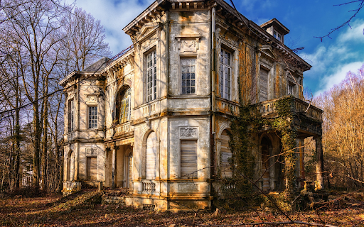 The old villa was forgotten  from Chrome web store to be run with OffiDocs Chromium online
