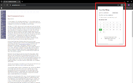 The One Thing  from Chrome web store to be run with OffiDocs Chromium online
