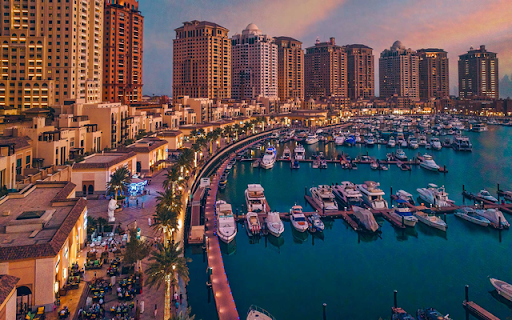 The Pearl of Qatar  from Chrome web store to be run with OffiDocs Chromium online