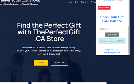 The Perfect Gift  from Chrome web store to be run with OffiDocs Chromium online