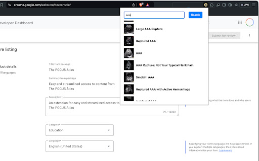 The POCUS Atlas  from Chrome web store to be run with OffiDocs Chromium online