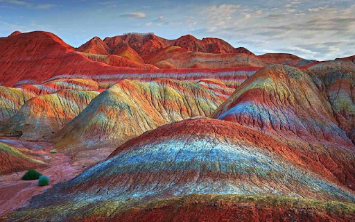 The Rainbow Mountains, Zhangye Danxia Landform  from Chrome web store to be run with OffiDocs Chromium online