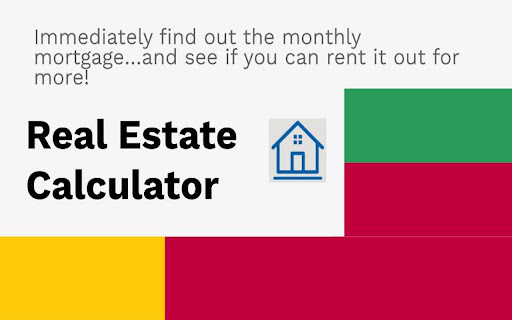 The Real Estate Calculator  from Chrome web store to be run with OffiDocs Chromium online