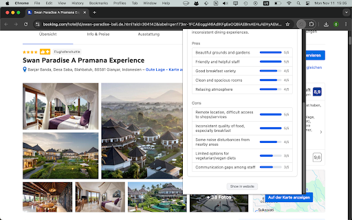 The Review AI  from Chrome web store to be run with OffiDocs Chromium online